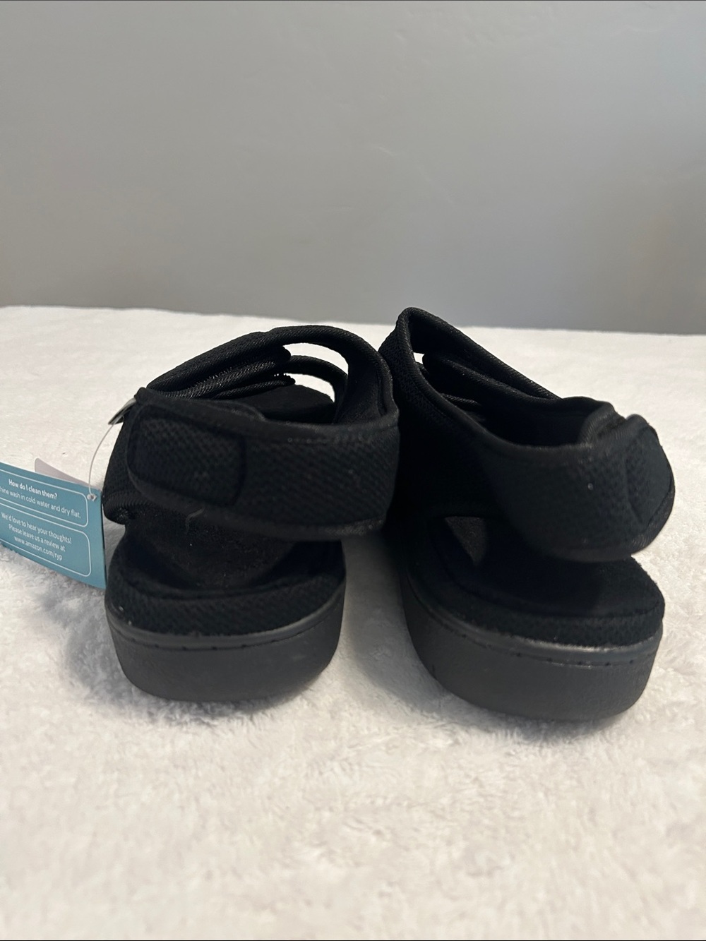 Garonne Women's Dual-Strap.
Adjustable Open-Toe Slippers. SZ 10 medical/diabetic - Picture 3 of 9
